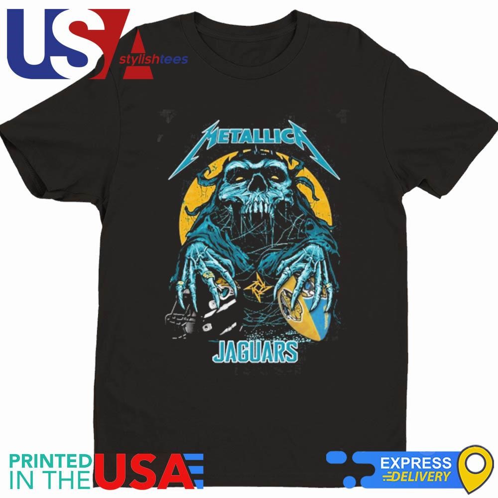 Skull Metallica Jacksonville Jaguars 2024 Shirt