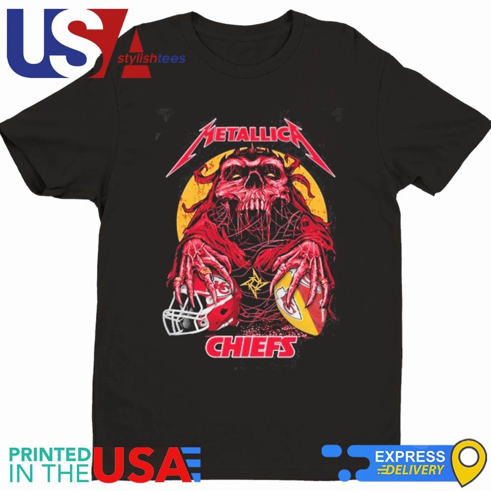 Skull Metallica Kansas City Chiefs 2024 Shirt