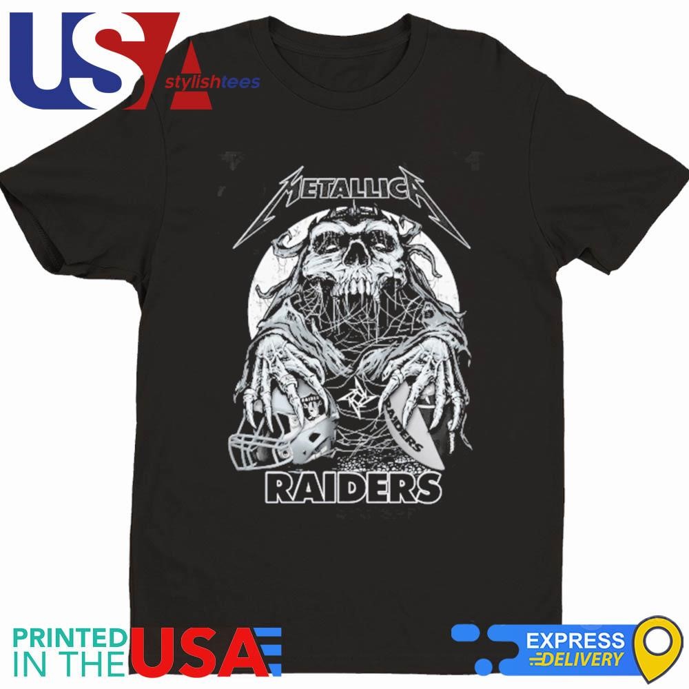 Skull Metallica Las Vegas Raiders 2024 Shirt