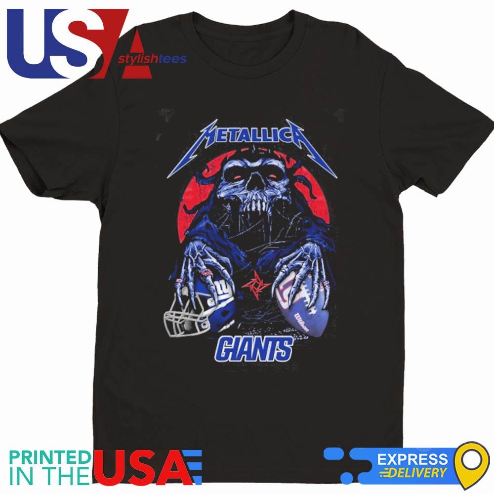 Skull Metallica New York Giants 2024 Shirt