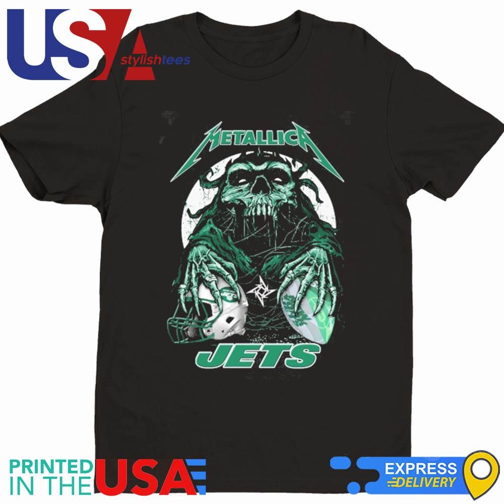 Skull Metallica New York Jets 2024 Shirt