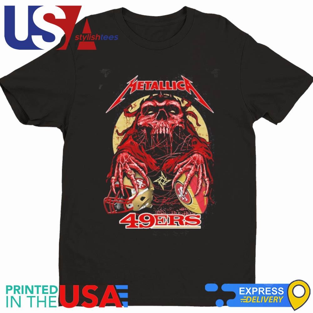 Skull Metallica San Francisco 49ers 2024 Shirt