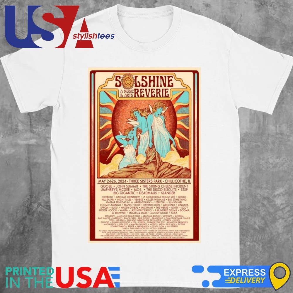 Solshine A Music & Arts Reverie 2024 Three Sisters Park, Chillicothe, Il Shirt