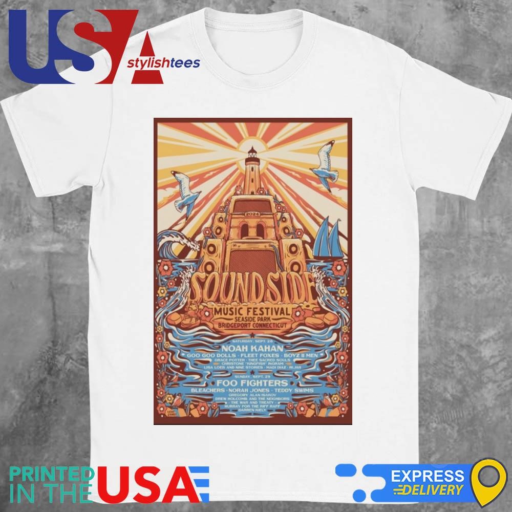 Sound Side Music Festival September 28-29 2024 Bridgeport CT Show Shirt