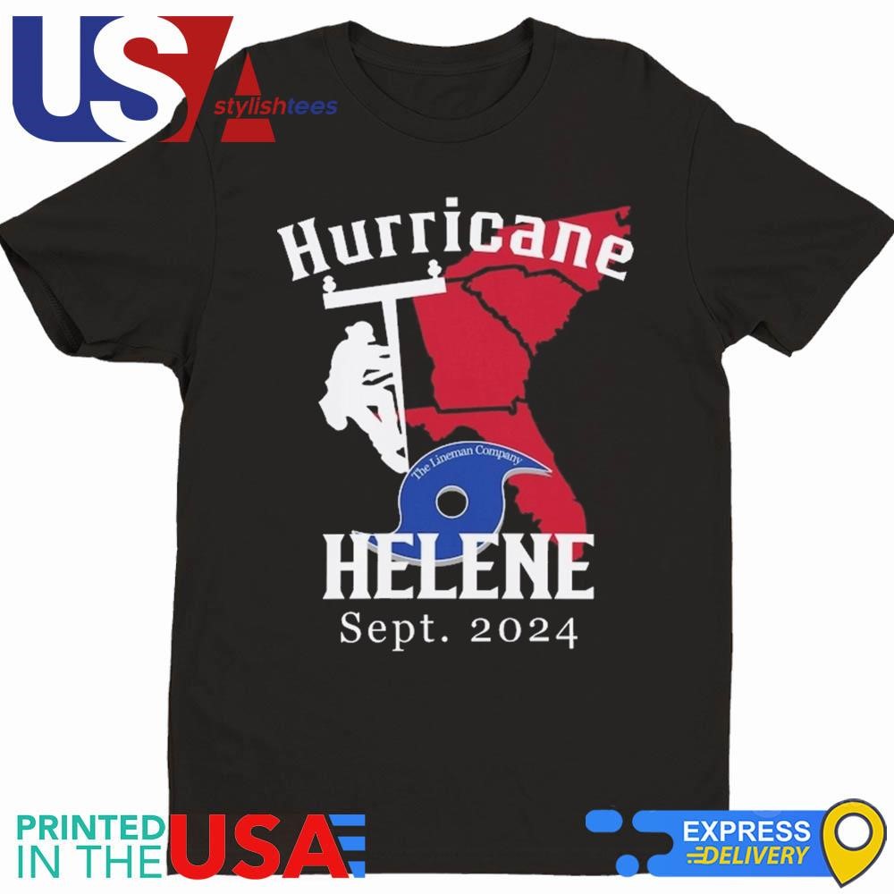 Storm Hurricane Helene American Lineman Journeyman 2024 Shirt