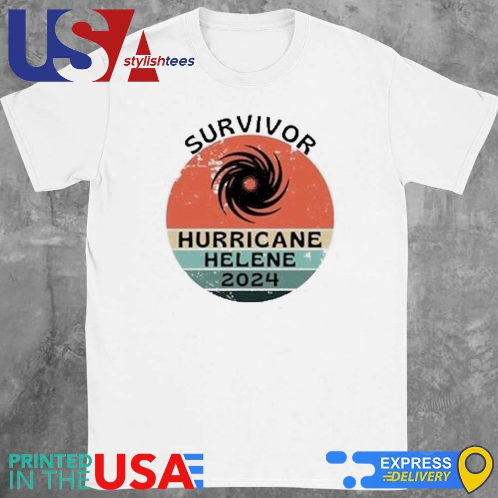 Survived Hurricane Helene 2024 Vintage Shirt