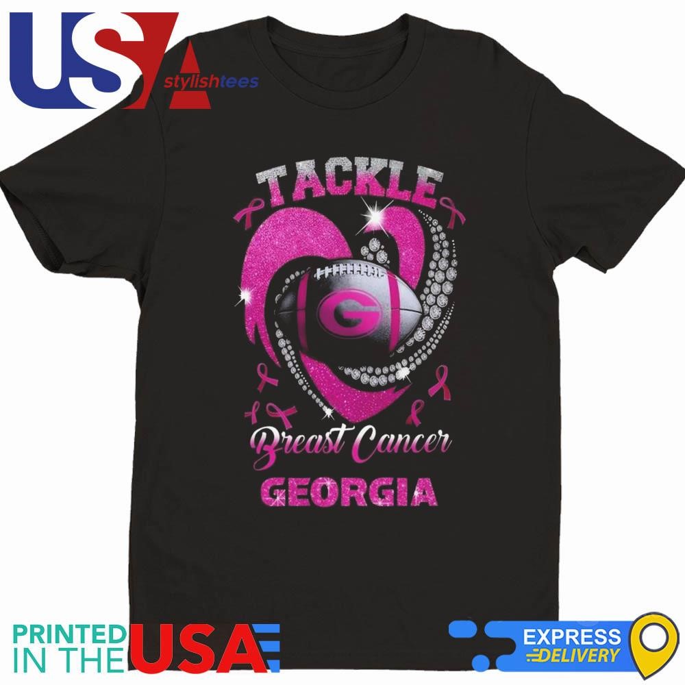 Tackle Breast Cancer NCAA Georgia Bulldogs 2024 Shirt