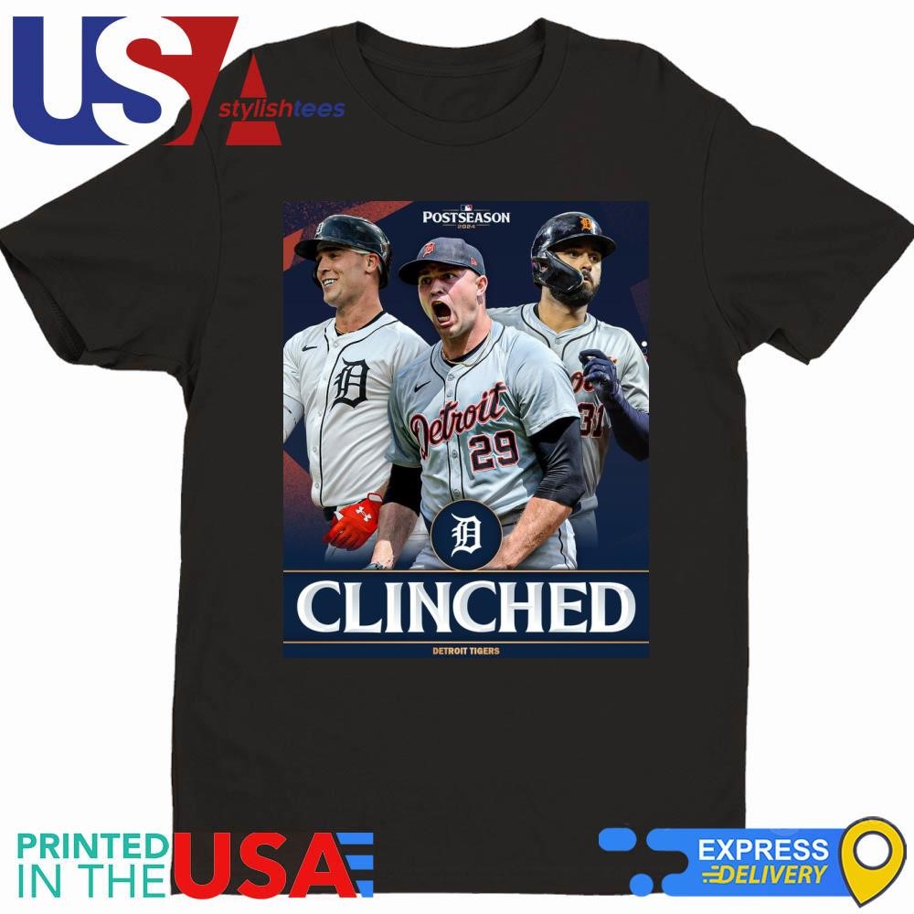 The Detroit Tigers Are Postseason Bound Clinched 2024 Shirt