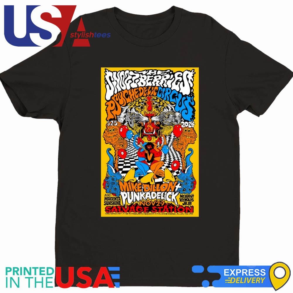 The Snozzberries November 29 2024 Asheville In Nc Tour Shirt