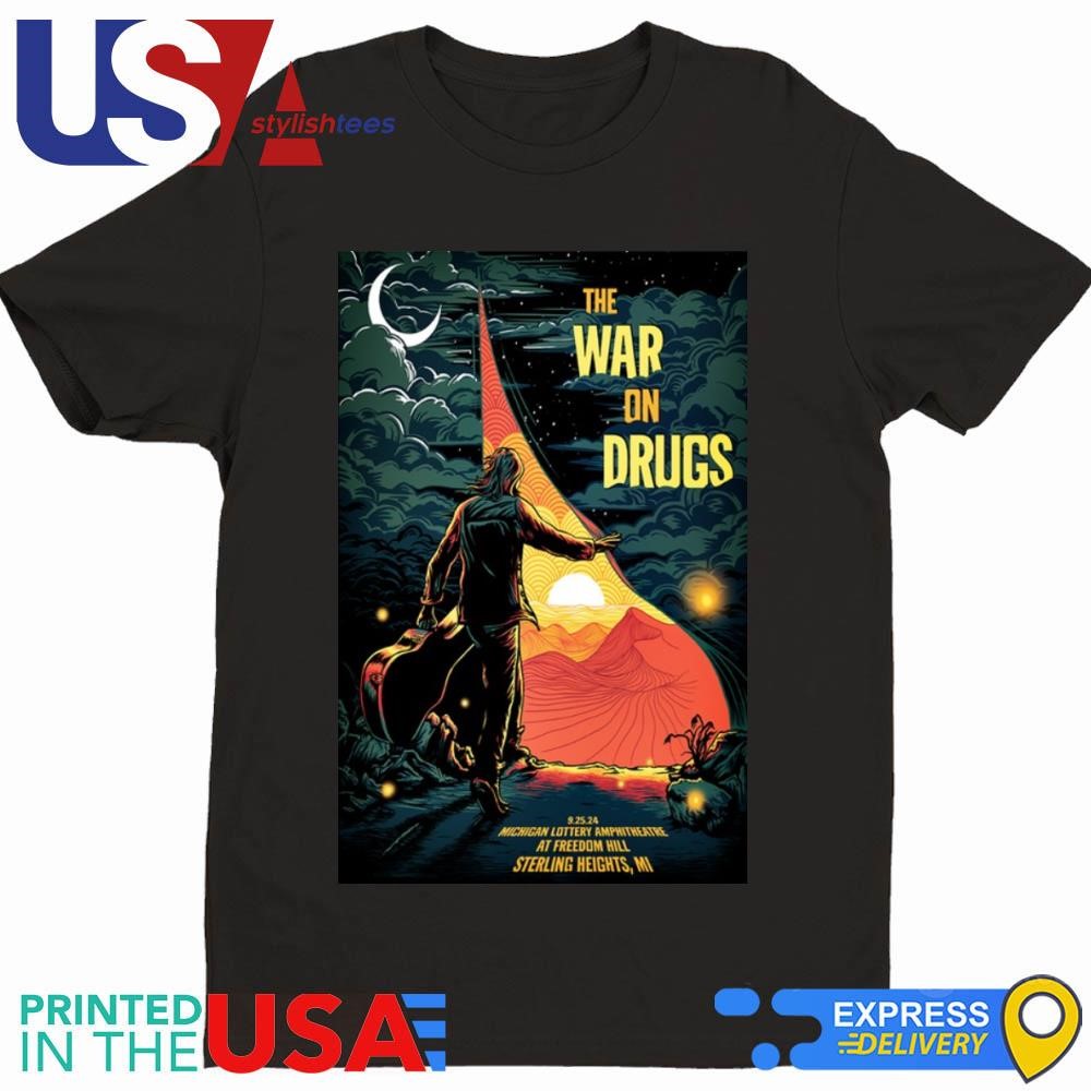 The War On Drugs Michigan Lottery Amphitheatre At Freedom Hill September 25 2024 Shirt