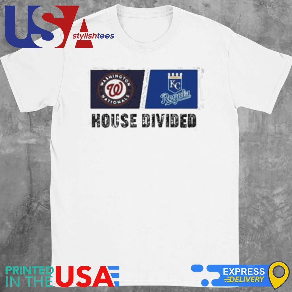 Washington Nationals Vs Kansas City Royals House Divided 2024 Shirt