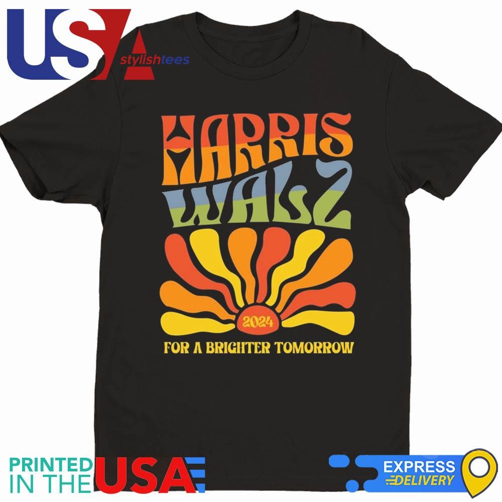 Willie Nelson Harris Walz 2024 For A Brighter Tomorrow Shirt