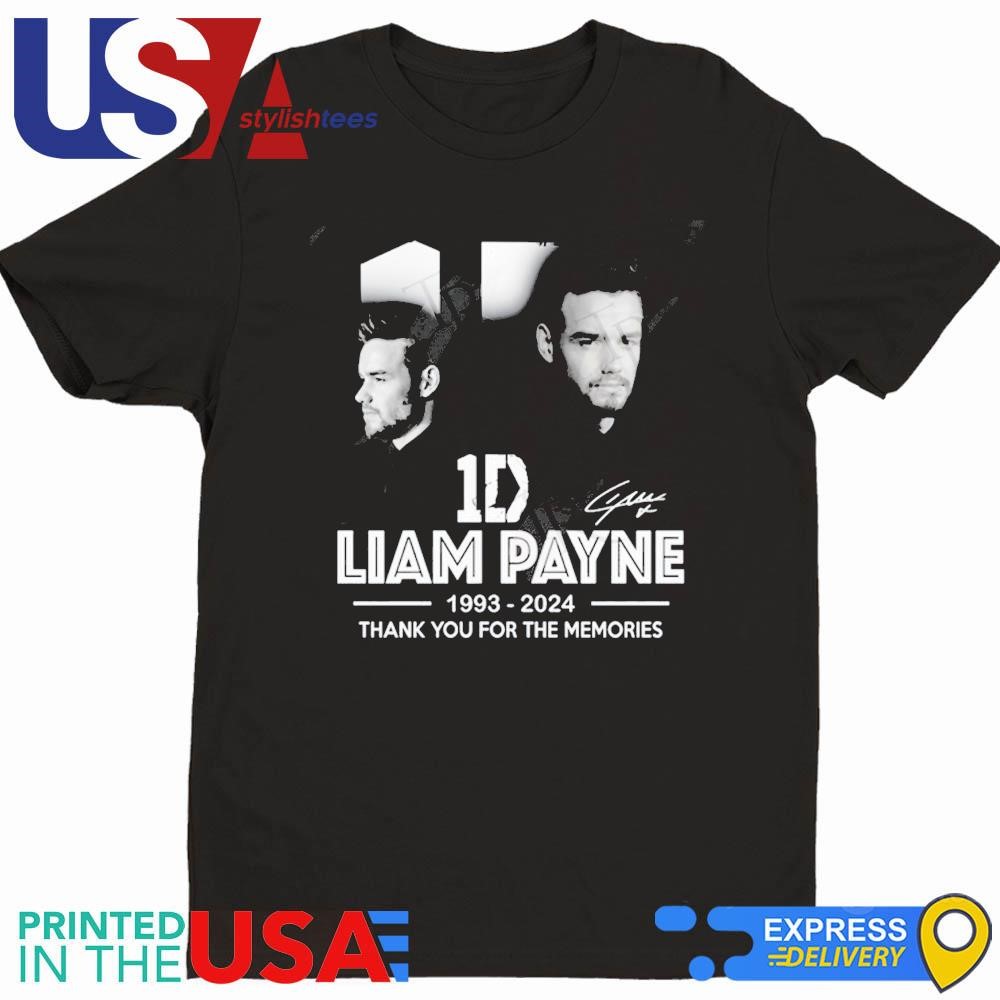 1D Liam Payne 1993-2024 Thank You For The Memories Signature Shirt