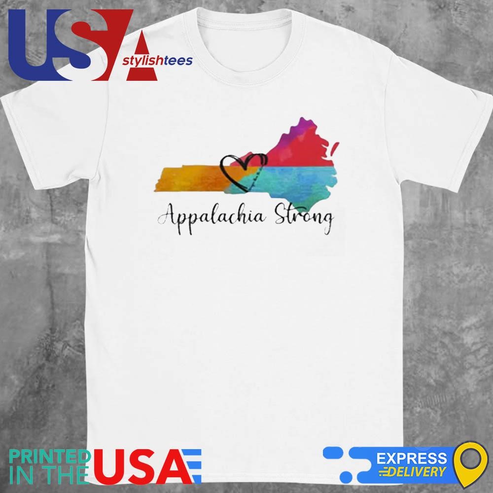 Appalachia Strong Hurricane Helene Print Shirt