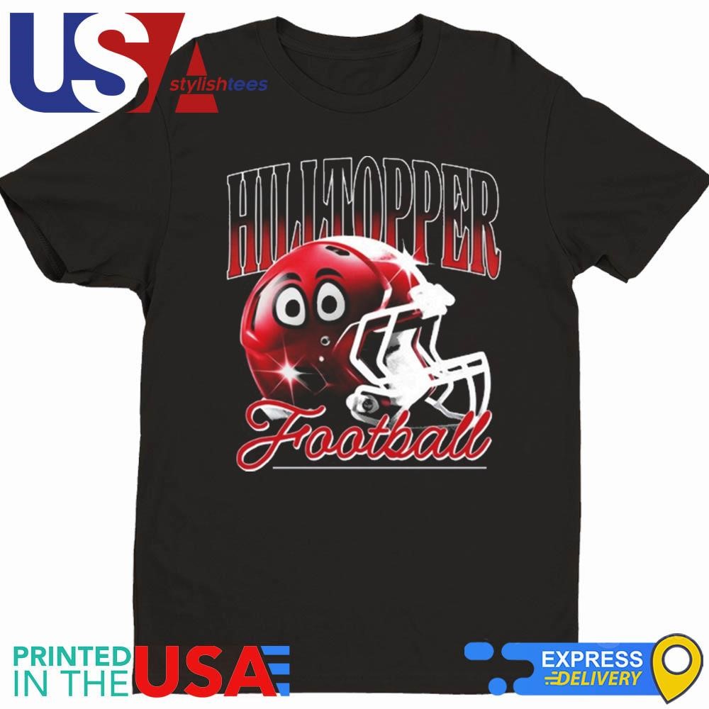 Big Red Hilltopper Football Helmet Pepper Shirt