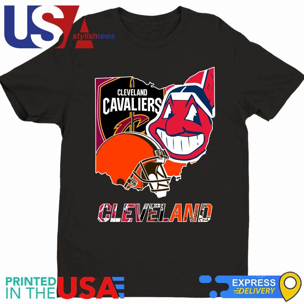 Cleveland Cavaliers Cleveland India And Cleveland Browns Cleveland Logo 2024 Shirt