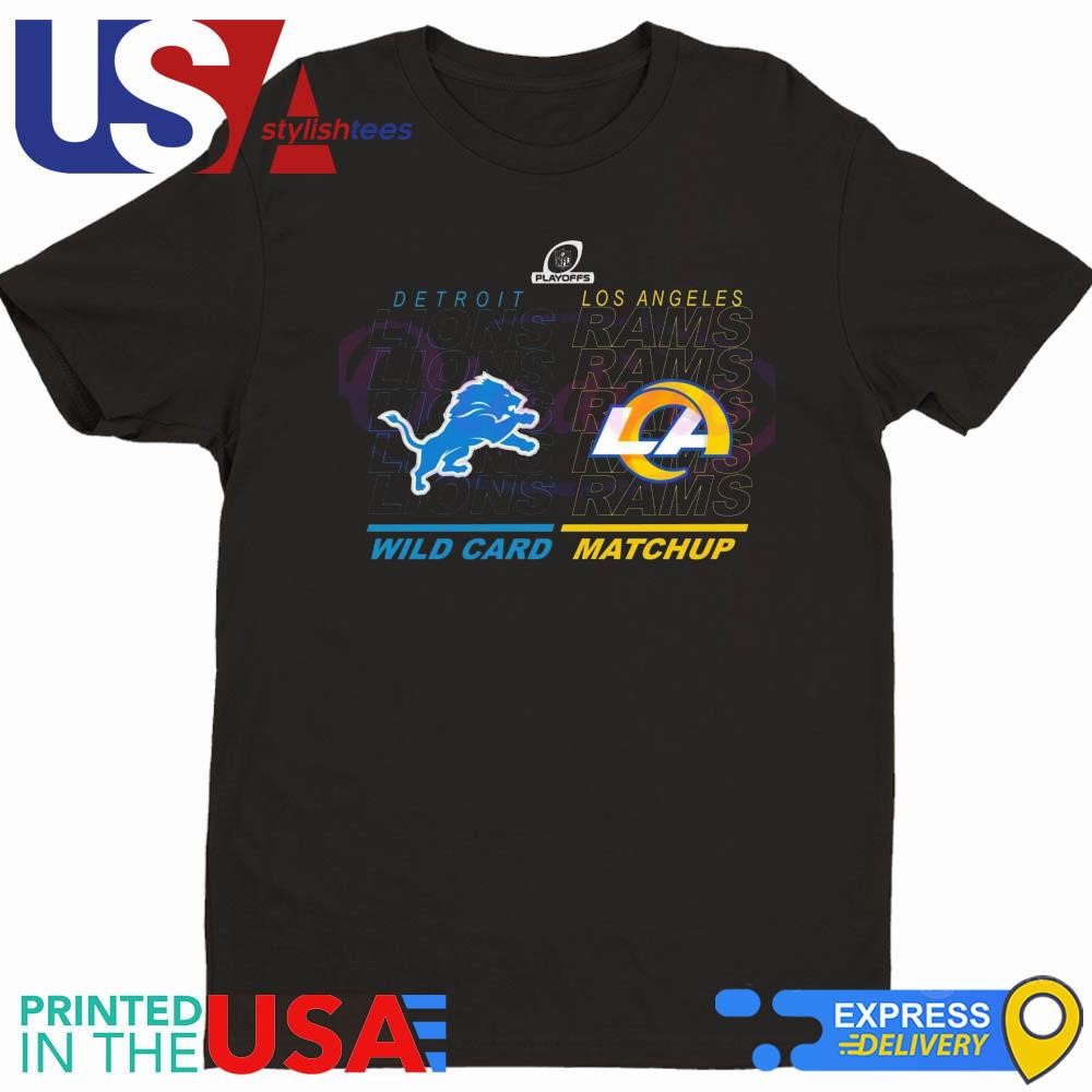 Detroit Lions Vs Los Angeles Rams Wild Card Matchup Shirt