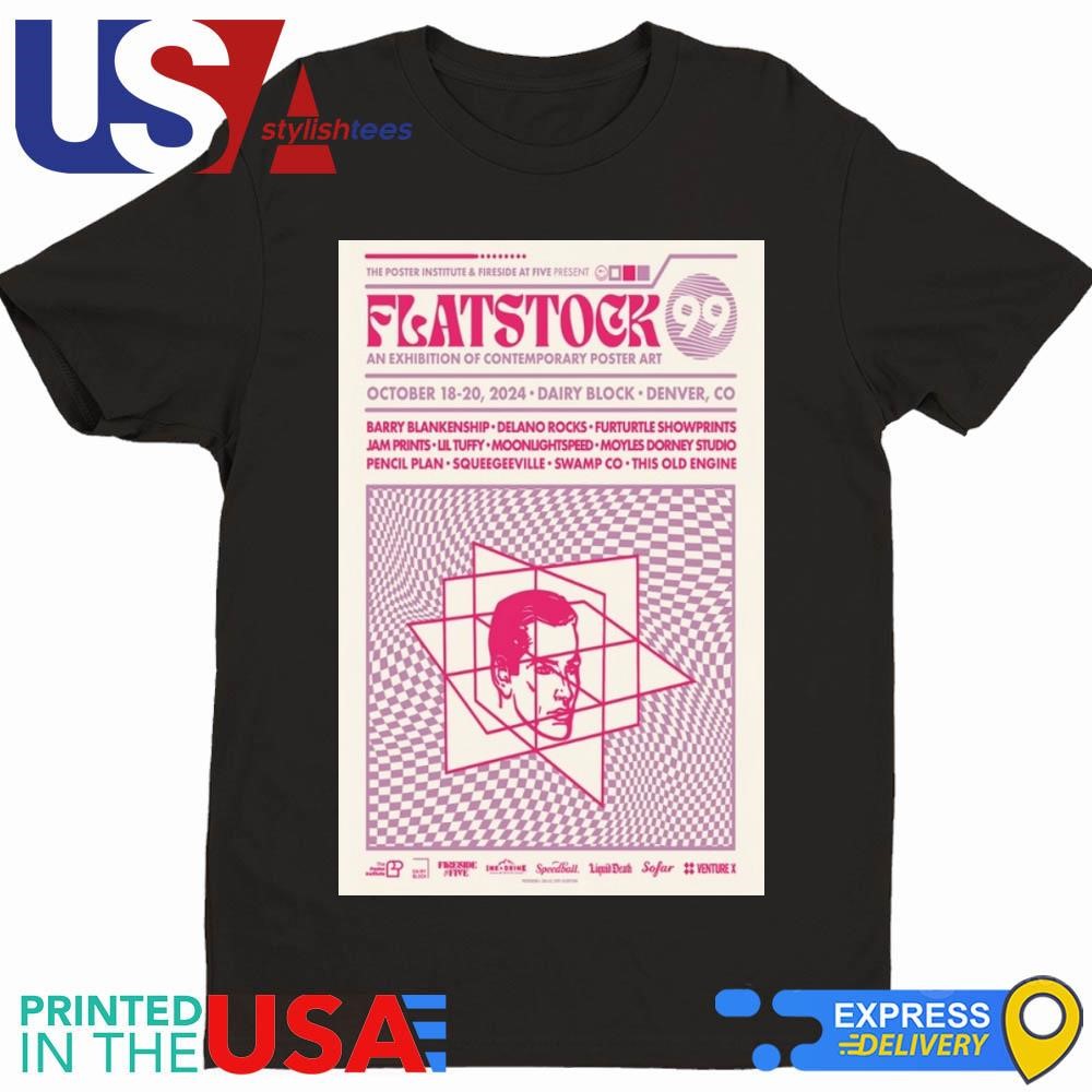 Flatstock 99 At Dairy Block In Denver CO Oct 18-20 2024 Shirt