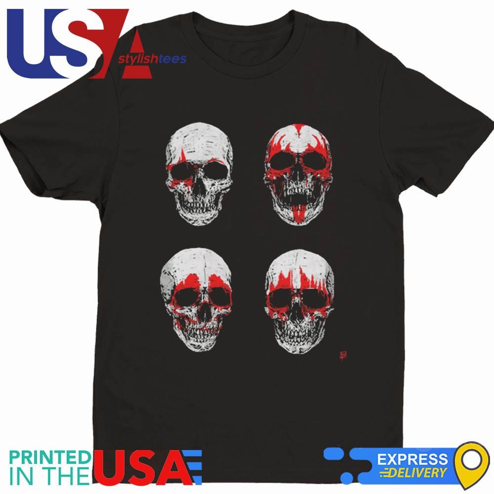 Glow In The Dark Hotter Than Hell Skulls Shirt