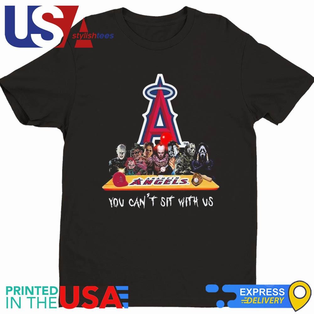 Los Angeles Angels MLB Horror Movies Halloween You Can't Sit With Us 2024 Shirt