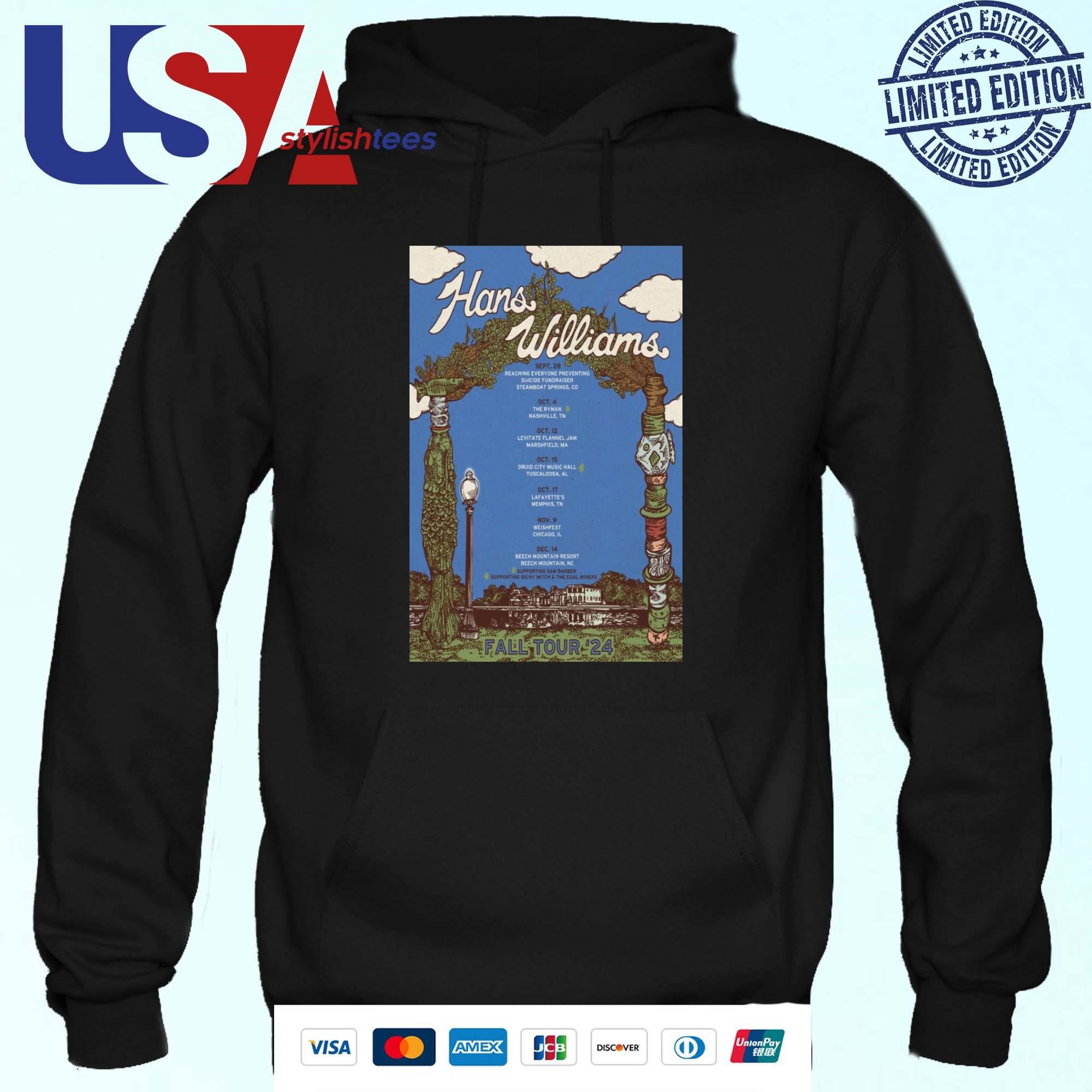 Hans Williams Fall Tour 2024 Hoodie