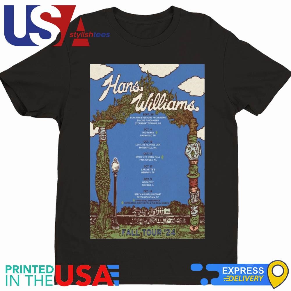 Hans Williams Fall Tour 2024 Shirt