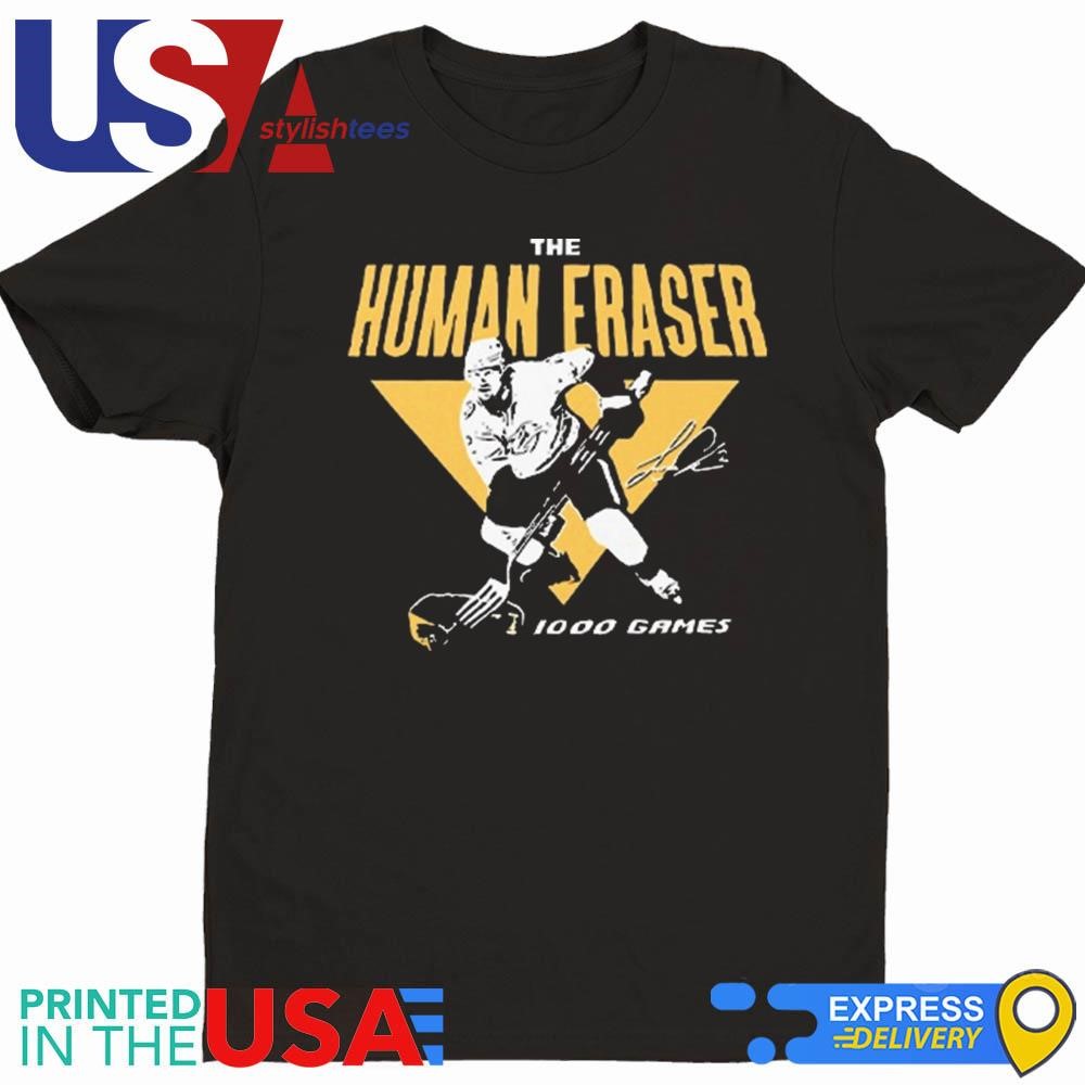 Jeff Beukeboom The Human Eraser 100 Games Shirt