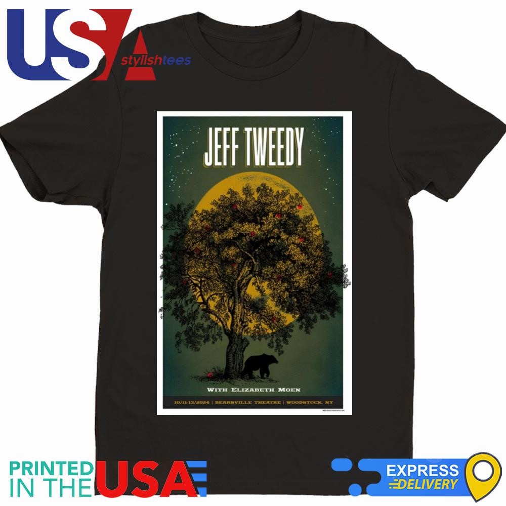 Jeff Tweedy Oct 11-13 2024 Bearsville Theater in Woodstock Tour Shirt