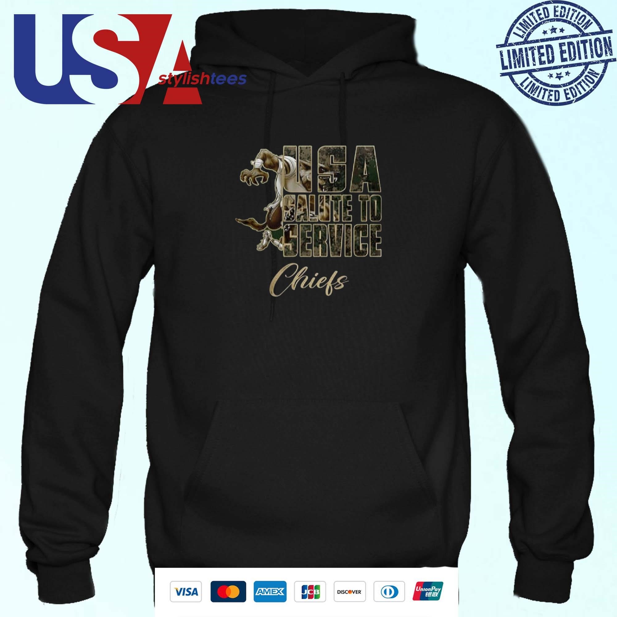 Kansas City Chiefs Usa Salute To Service Hoodie