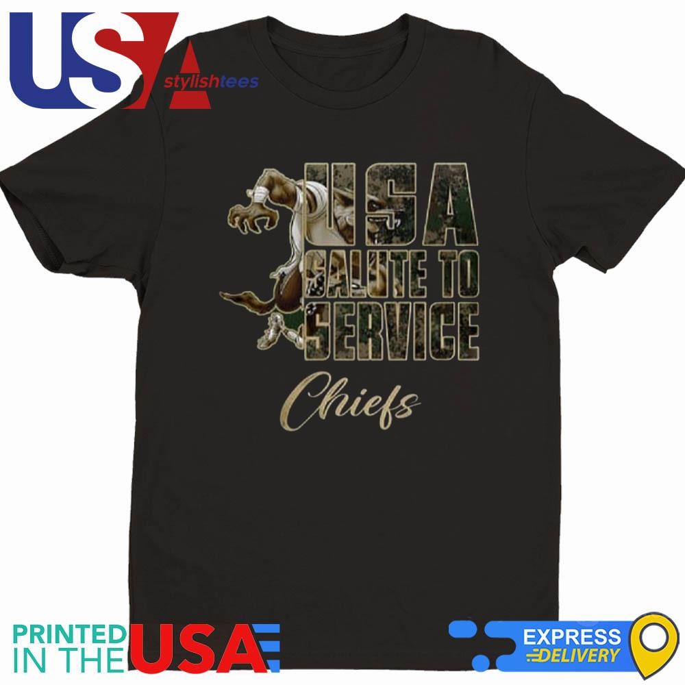 Kansas City Chiefs Usa Salute To Service Shirt