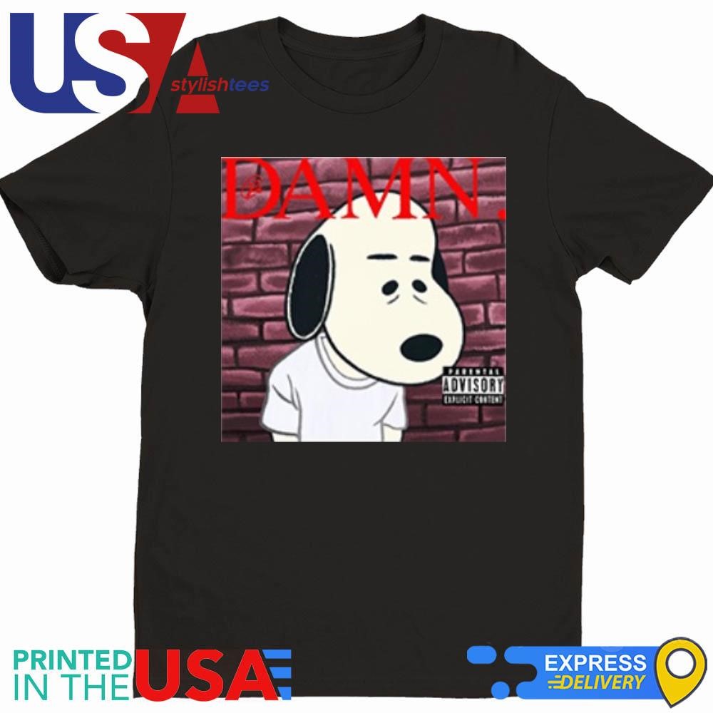 Kendrick Lamar Damn Snoopy Album Cover Shirt