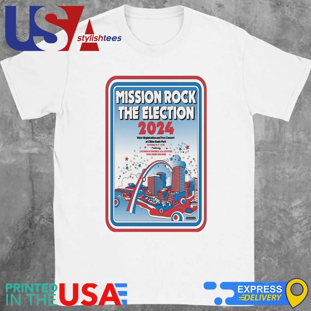 Mission Rock October 19 2024 Live At China Basin Park, San Francisco, CA Concert Shirt