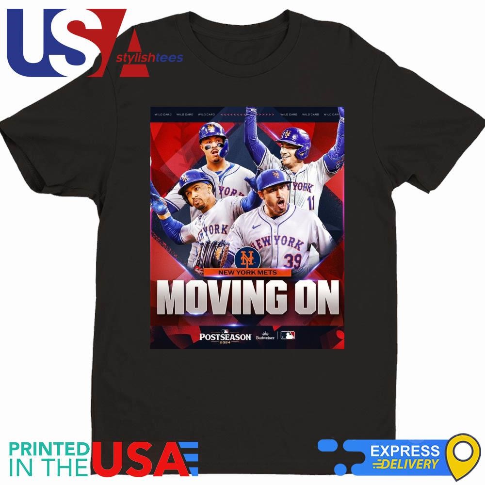 New York Mets Moving On Postseason 2024 Wild Card Shirt