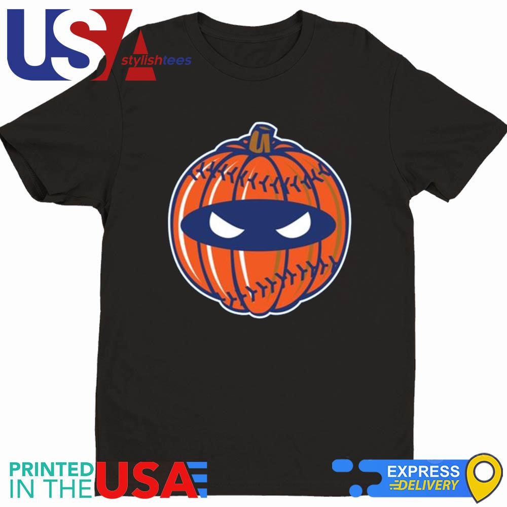 New York Mets Pitching Ninja Playoffs Pumpkin Shirt