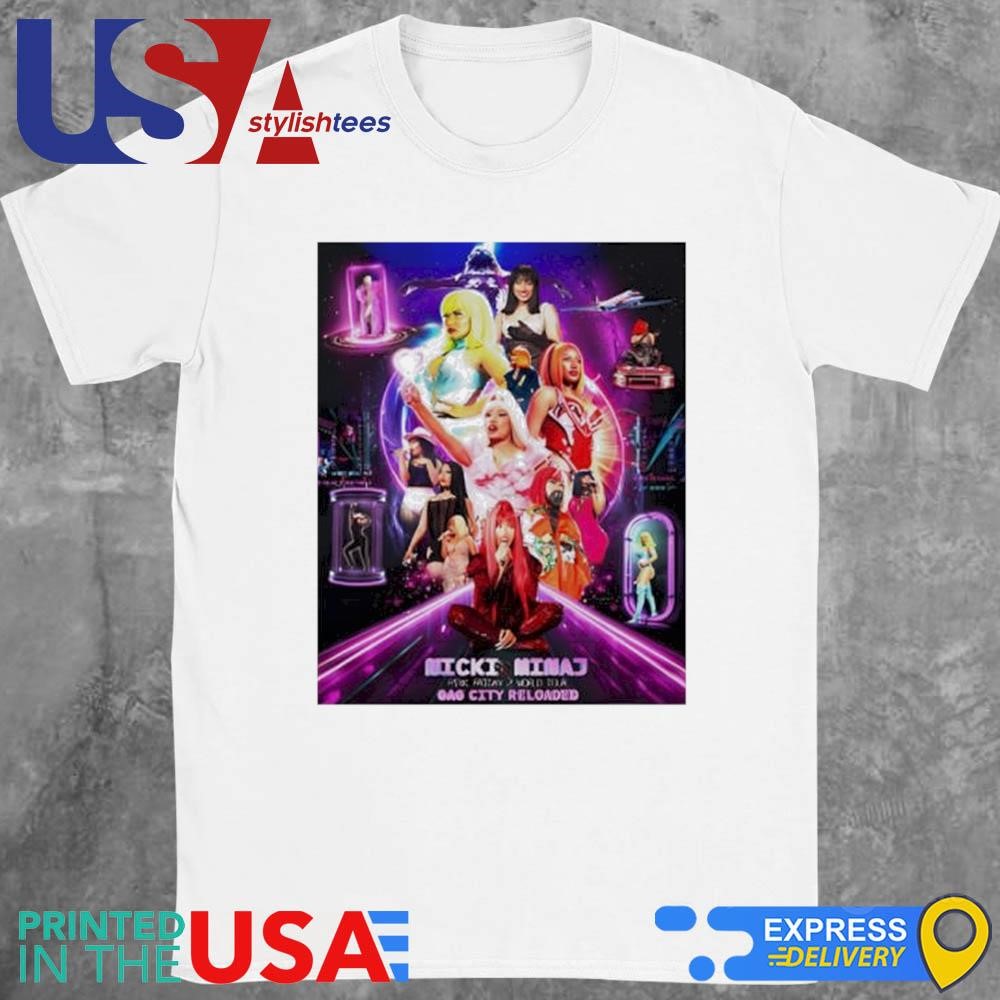 Nicki Minaj Gag City Reloaded Tour shirt