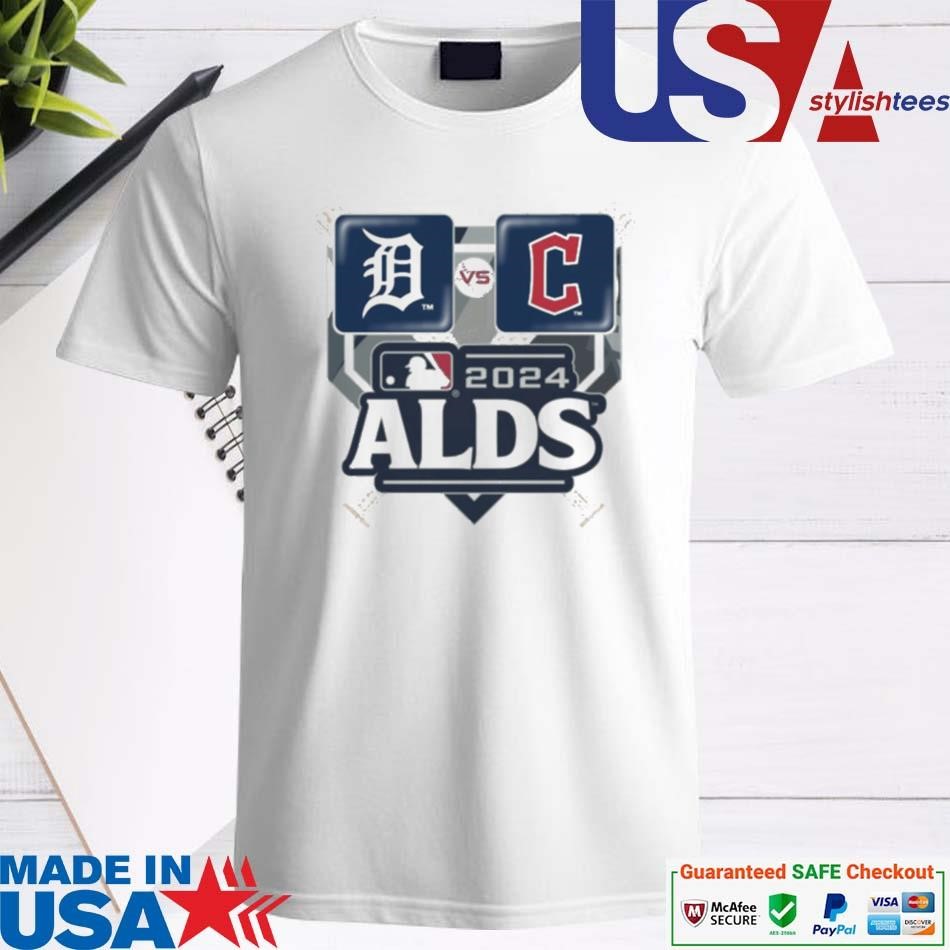 Official 2024 ALDS Dueling Pin – Detroit Tigers vs. Cleveland Guardians MLB Logo Shirt