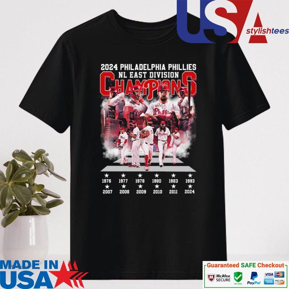 Official 2024 Philadelphia Phillies Abbey Road NL east Division Champions Shirt