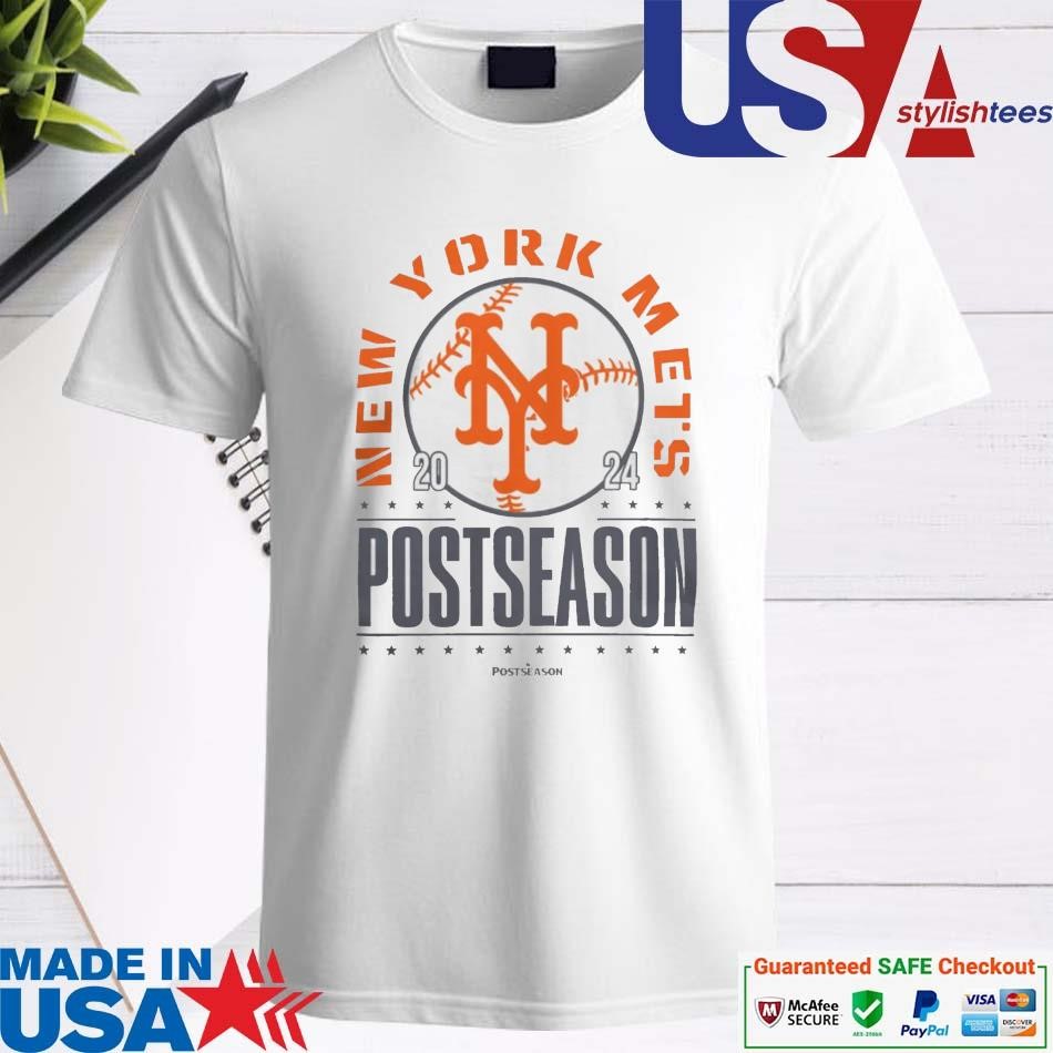 Official 2024 Playoffs Mlb Postseason New York Mets Reveal Logo Shirt