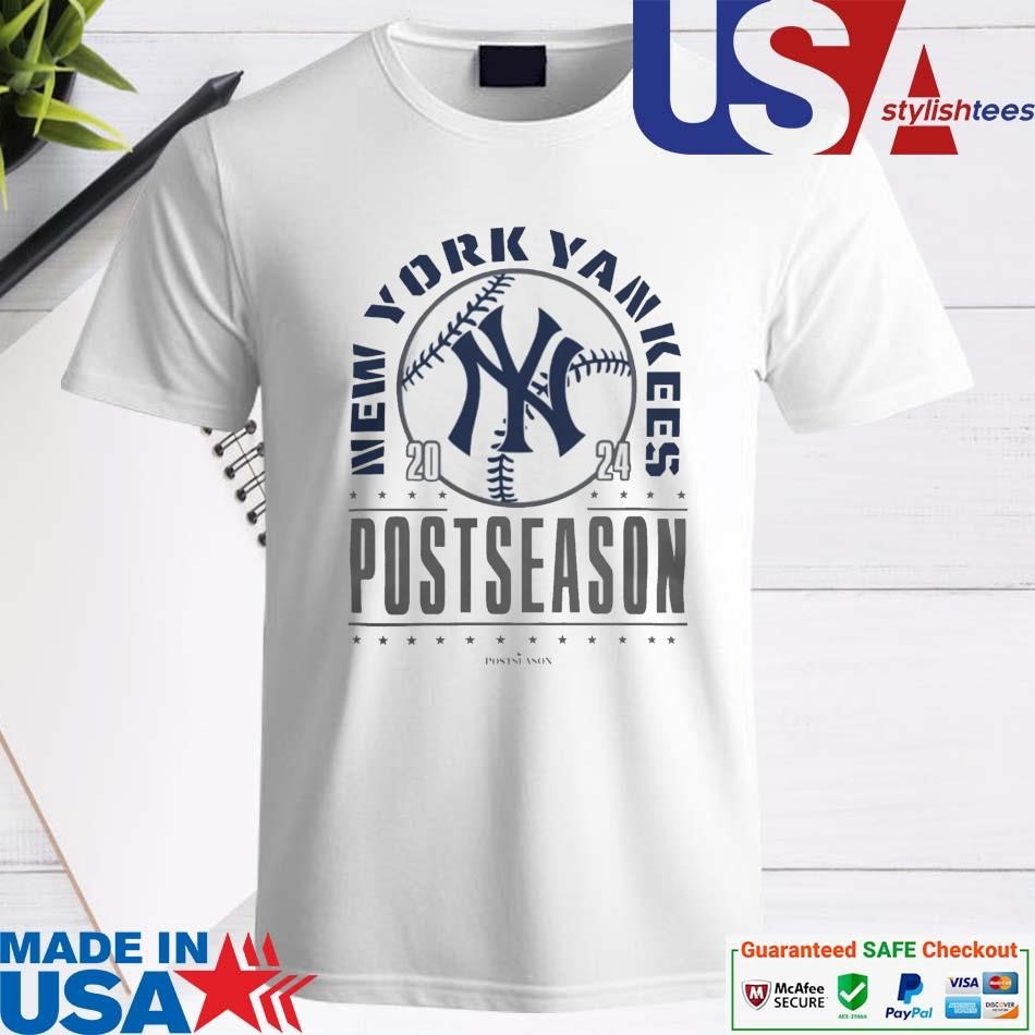 Official 2024 Playoffs Mlb Postseason New York Yankees Reveal Logo Shirt