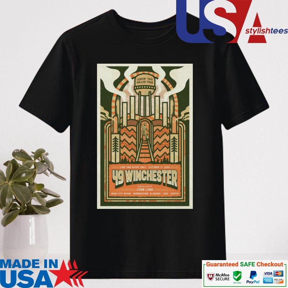 Official 49 Winchester Iron City Bham Birmingham, AL Oct 17 2024 Tour Shirt