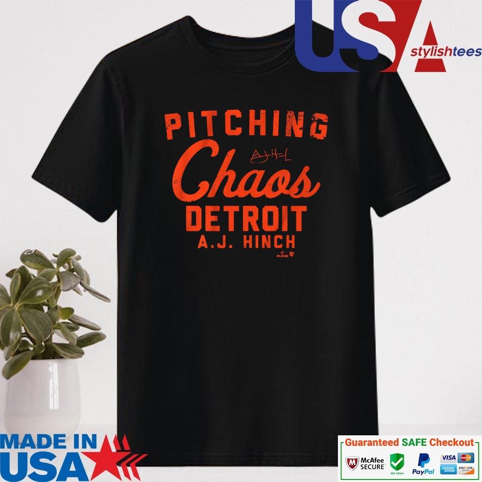 Official A.J. Hinch Detroit Tigers Pitching Chaos Shirt