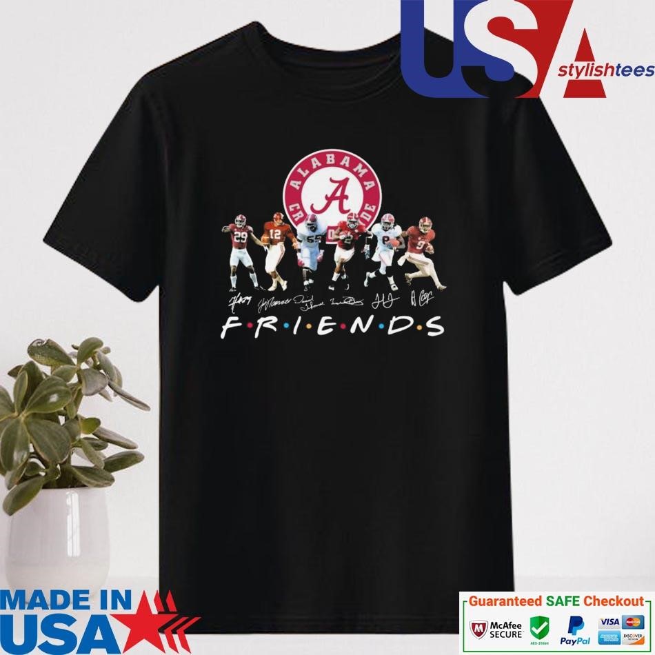 Official Alabama Crimson Tide Friends Of The Alabama 2024 Signatures Shirt