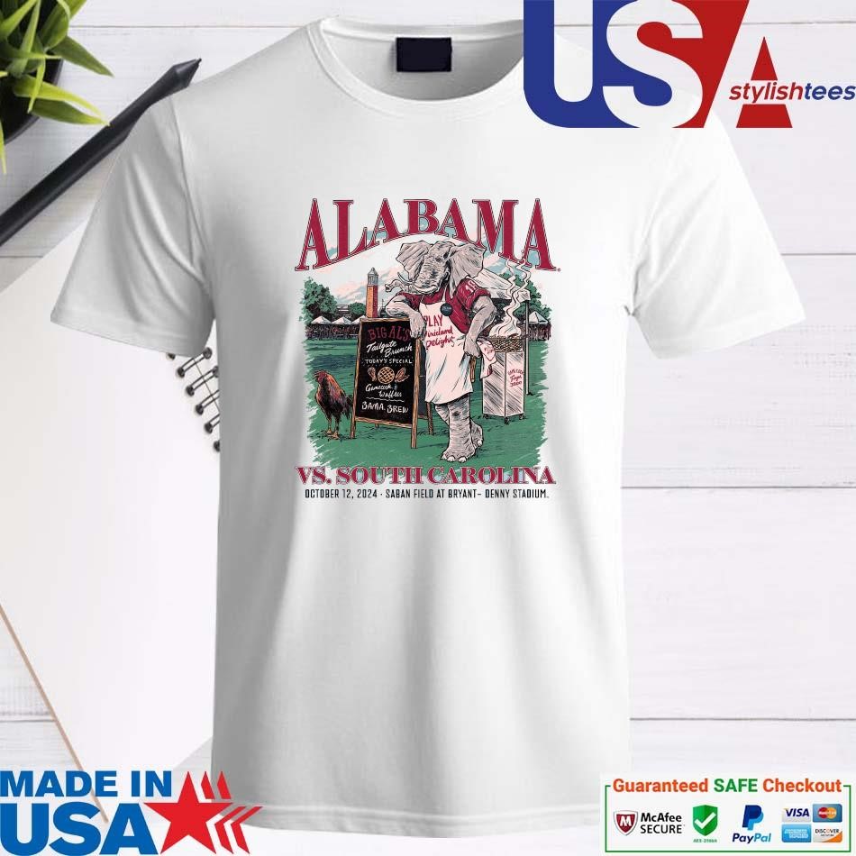 Official Alabama Crimson Tide Vs South Carolina October 12, 2024 Saban Field At Bryant Shirt