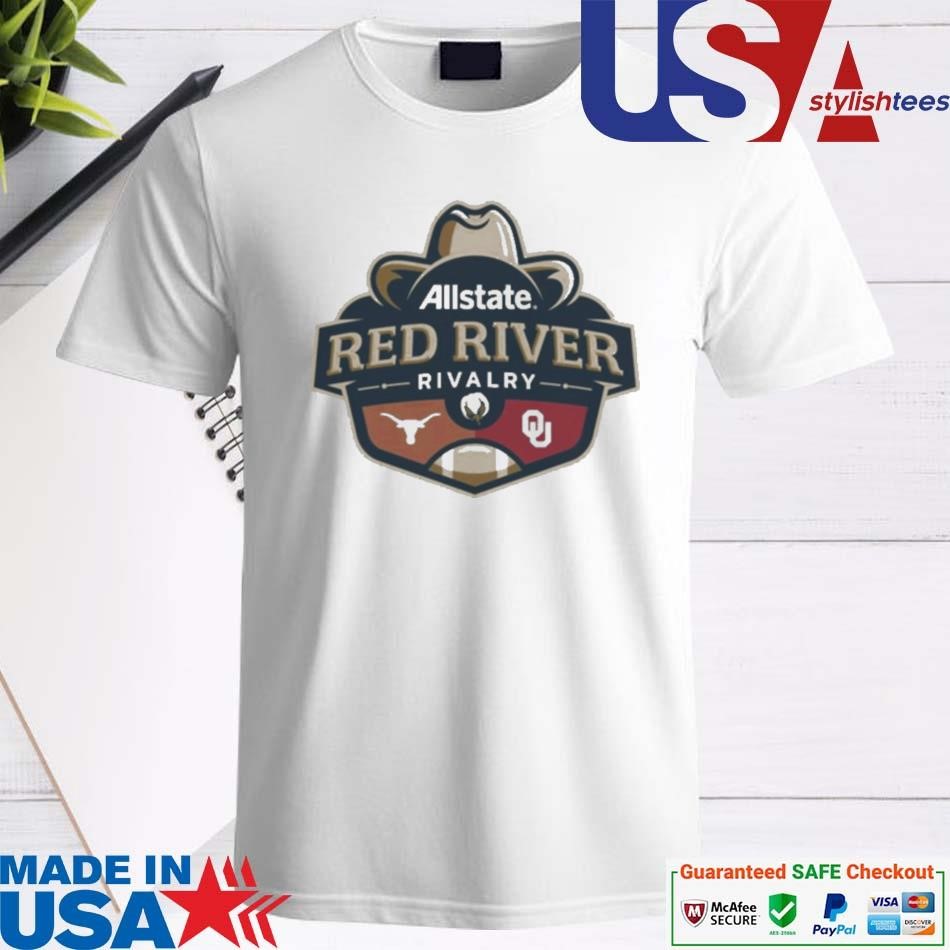 Official Allstate Red River Rivalry 2024 Oklahoma Sooners Vs Texas Longhorns Shirt