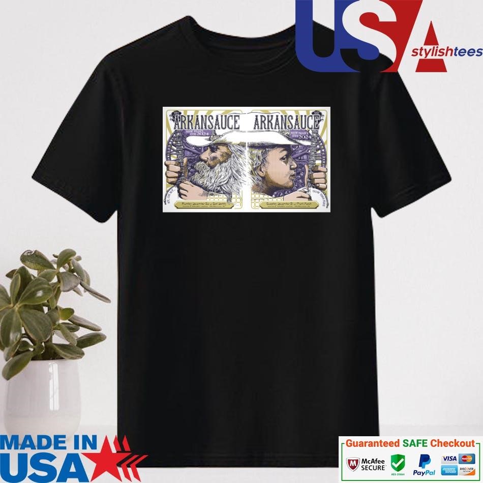 Official Arkansauce George's Majestic Lounge, Fayetteville AR US Dec 30-31 2024 Concert Shirt