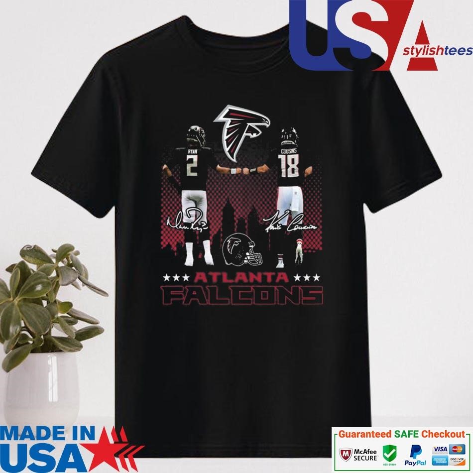 Official Atlanta Falcons Matt Ryan Kirk Cousins Football Player Stars Shirt