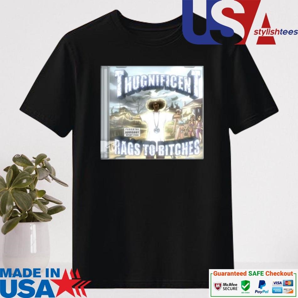 Official Battlerapbum Thugnificent Rags To Bitches T-shirt