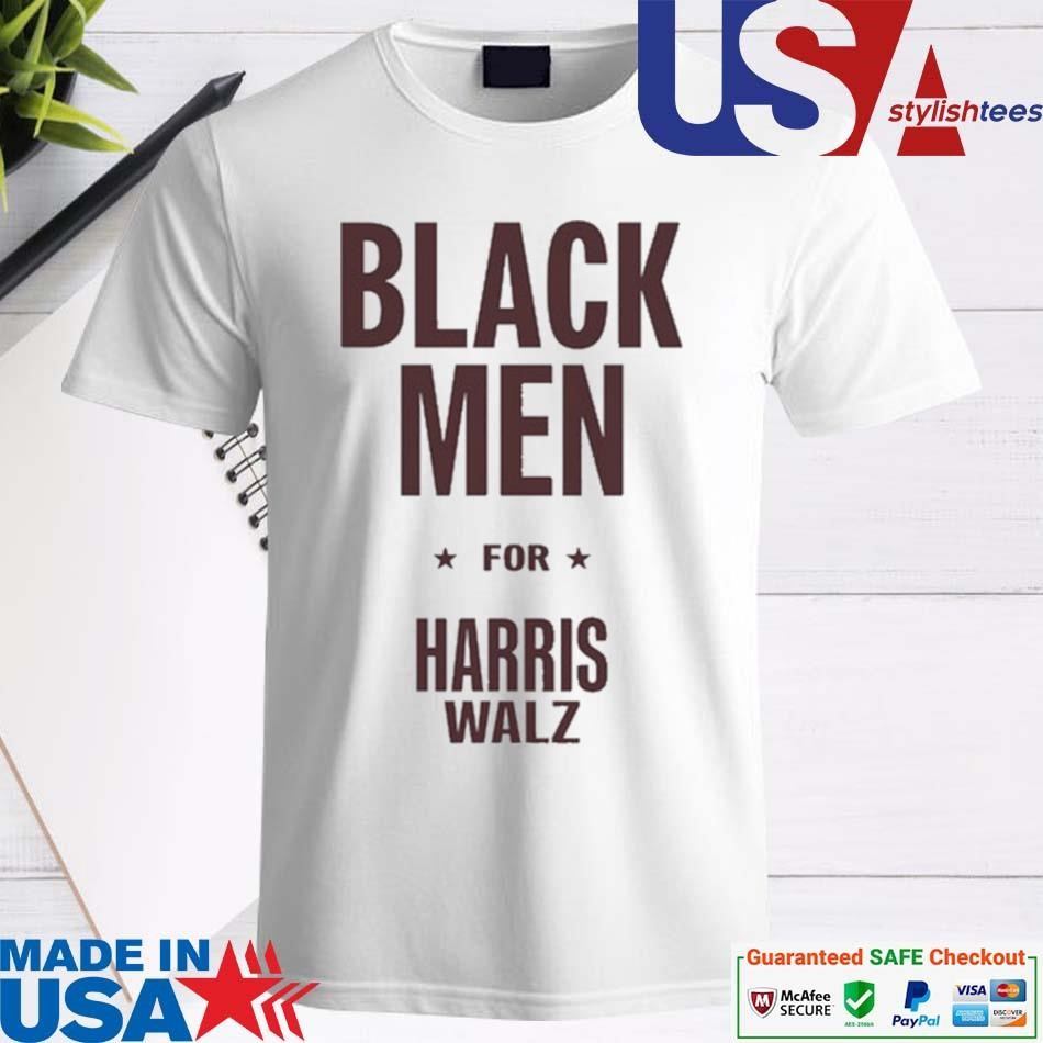 Official Black Men For Harris Walz Shirt