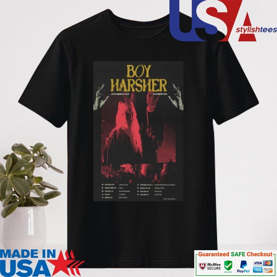 Official Boy Harsher Latin America Tour November 2024 Shirt