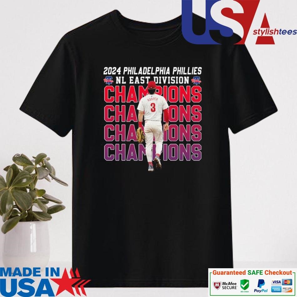 Official Bryce Harper Philadelphia Phillies 2024 NL East Division Champions Shirt